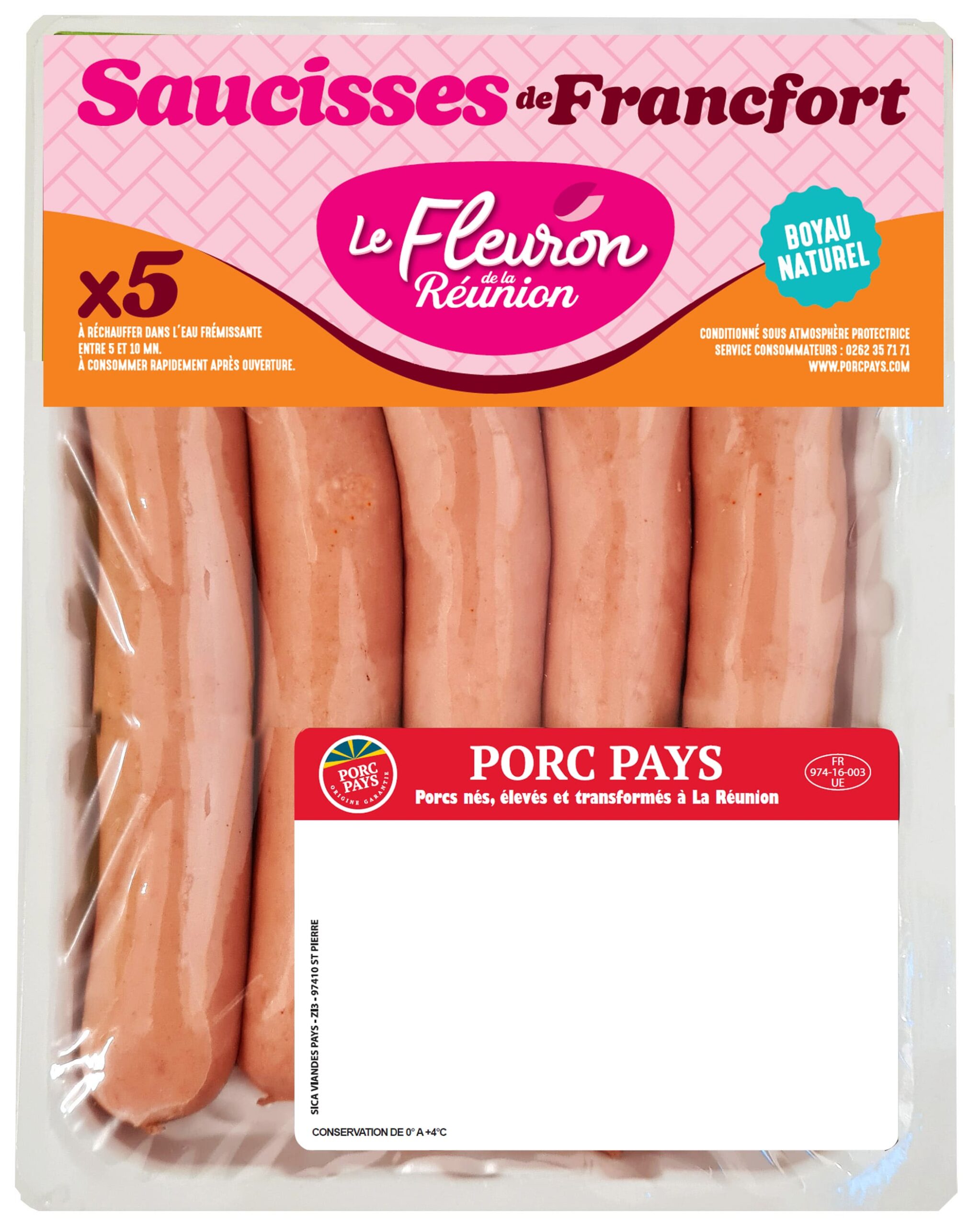 Saucisse de Francfort x5